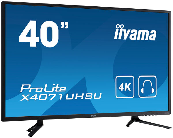 ProLite X4071UHSU-B1 - Ecran 40" "stylé" avec une résolution 4K et Hub USB