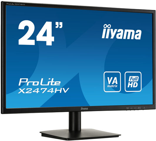 ProLite X2474HV-B1 - 24” Full HD monitor with VA panel