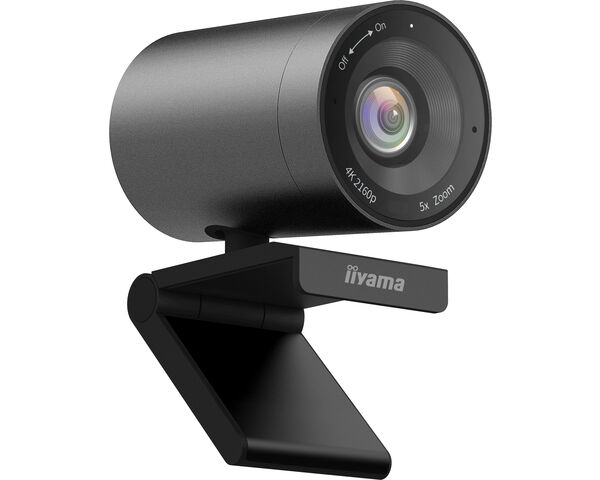 UC-CAM10PRO-1 - Webcam profesional 4K elegante y discreta con micrófono incorporado, zoom digital 5x, campo de visión (FoV) de 120° y seguimiento automático (Auto Tracking)