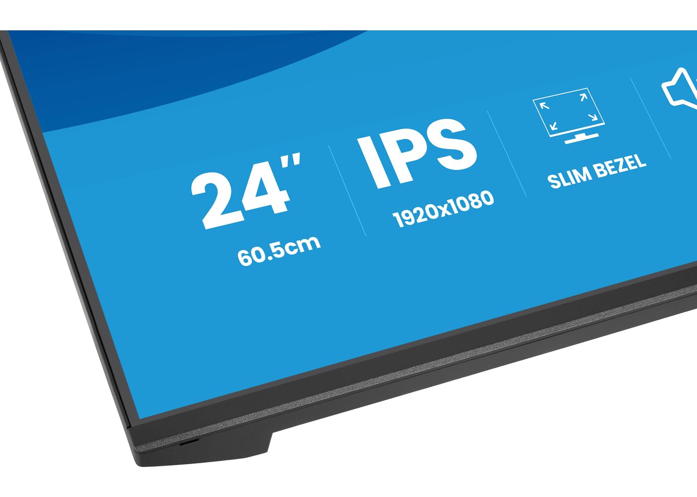 ProLite X2491HS-B1 - 24” Full HD IPS monitor featuring 120Hz refresh rate and 4-side slim bezel design