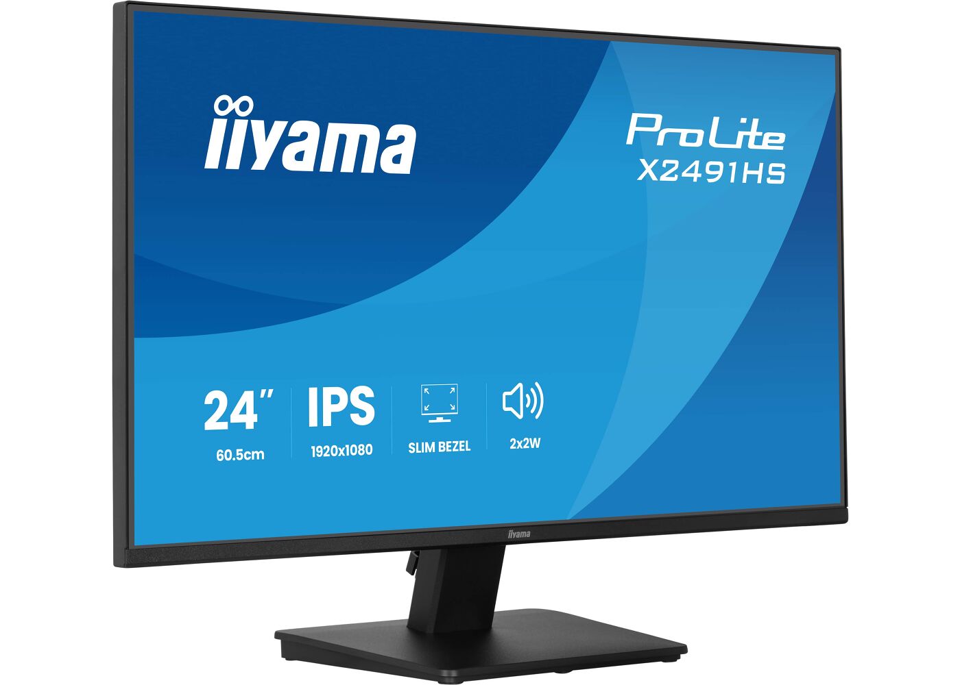 ProLite X2491HS-B1 - 24” Full HD IPS monitor featuring 120Hz refresh rate and 4-side slim bezel design