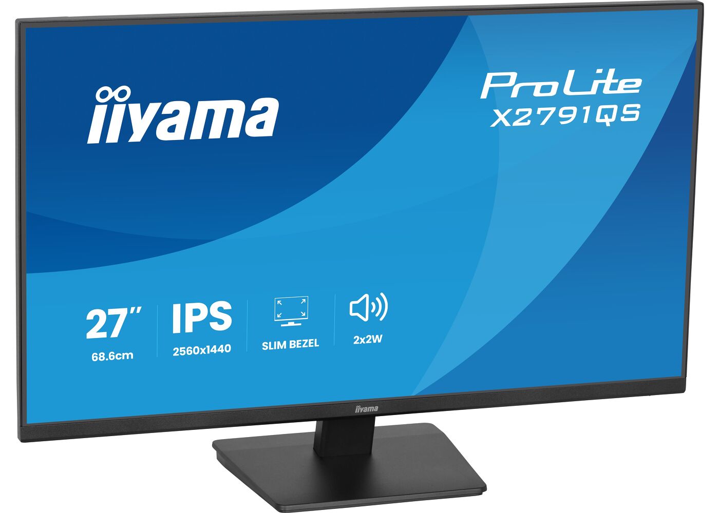 ProLite X2791QS-B1 - 27-inch QHD IPS-monitor met functies voor oogcomfort