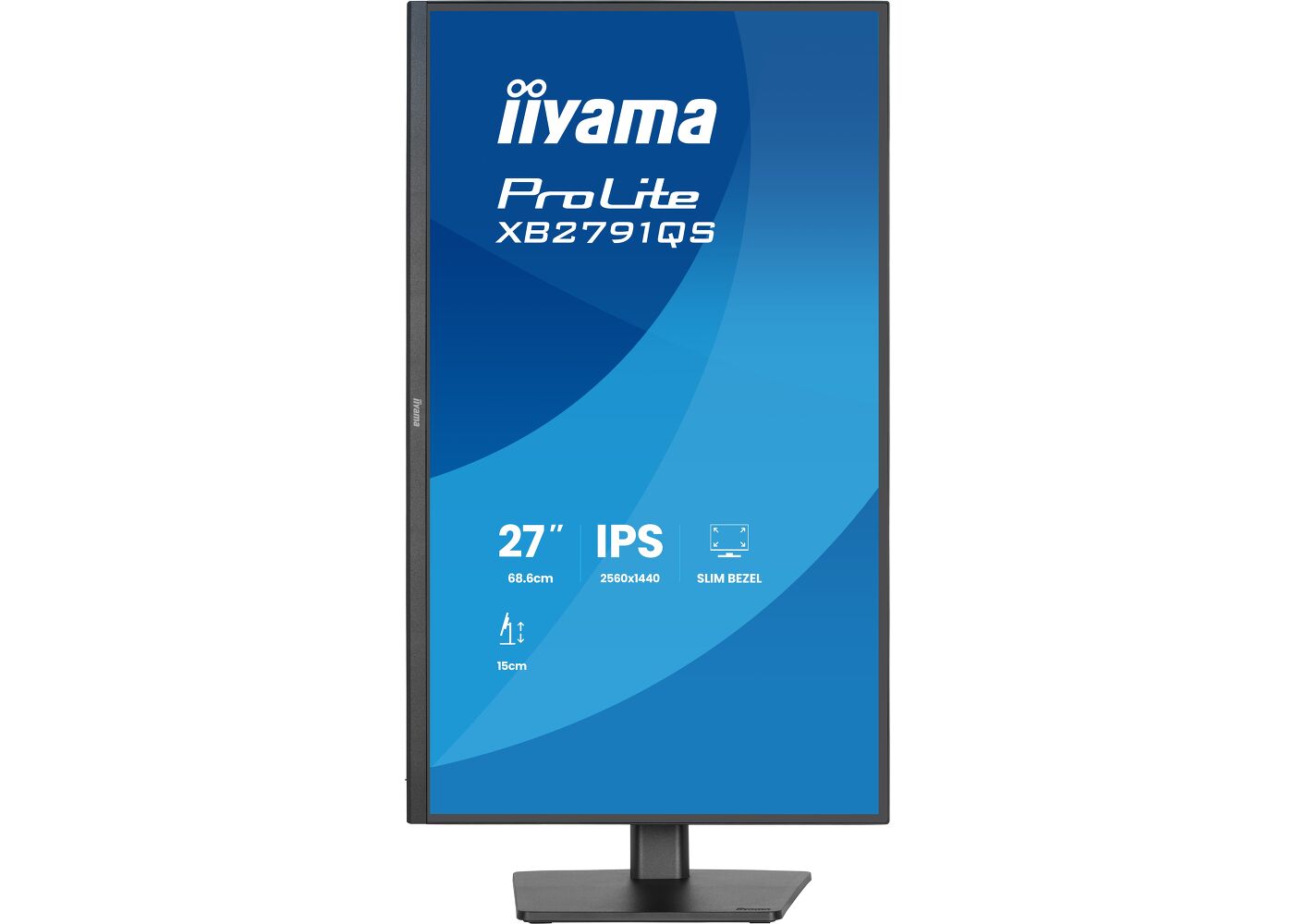 ProLite XB2791QS-B1 - 27-inch QHD IPS-monitor met ergonomische standaard en dunne rand aan vier zijden