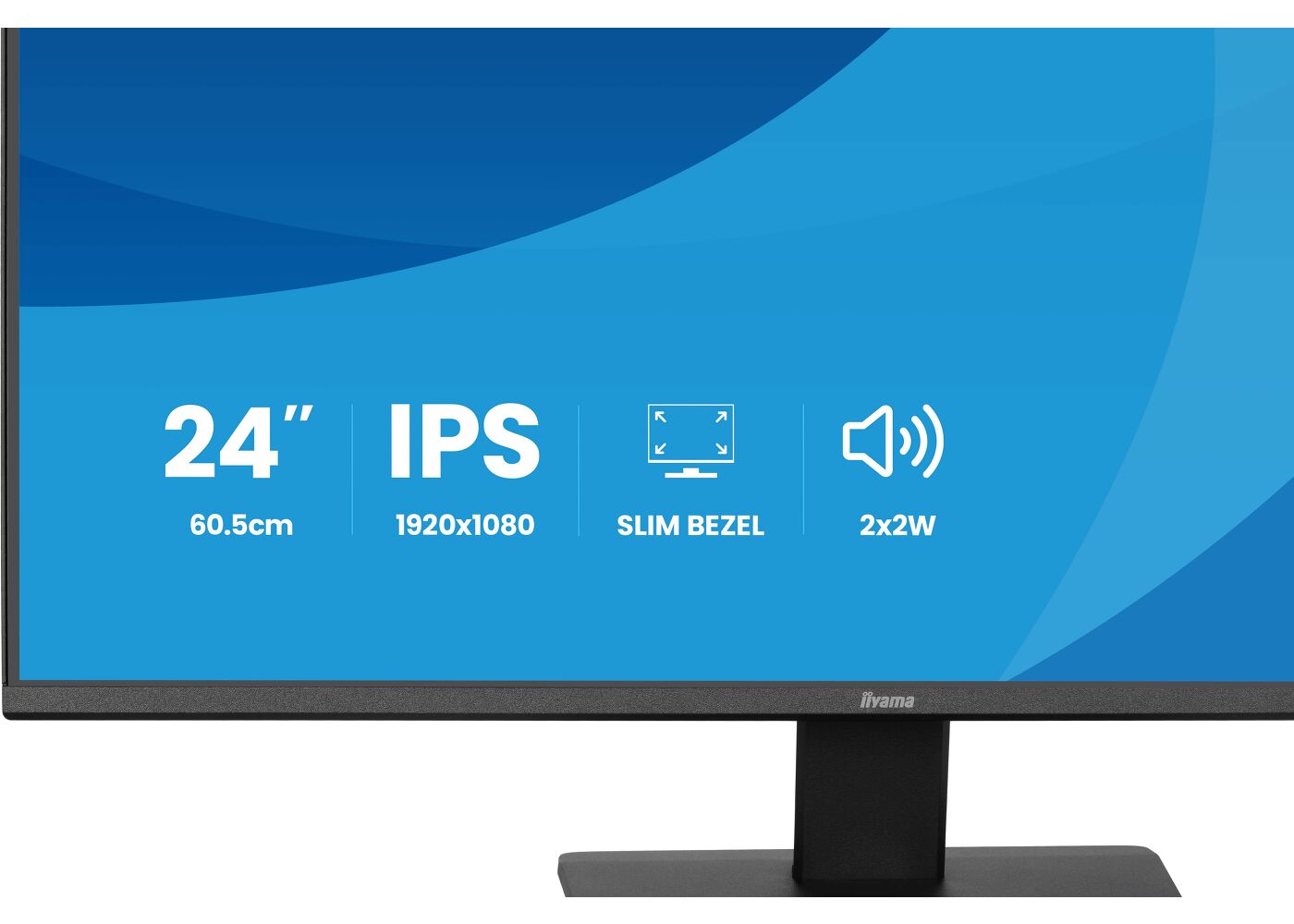 ProLite X2491HS-B1 - 24” Full HD IPS monitor featuring 120Hz refresh rate and 4-side slim bezel design