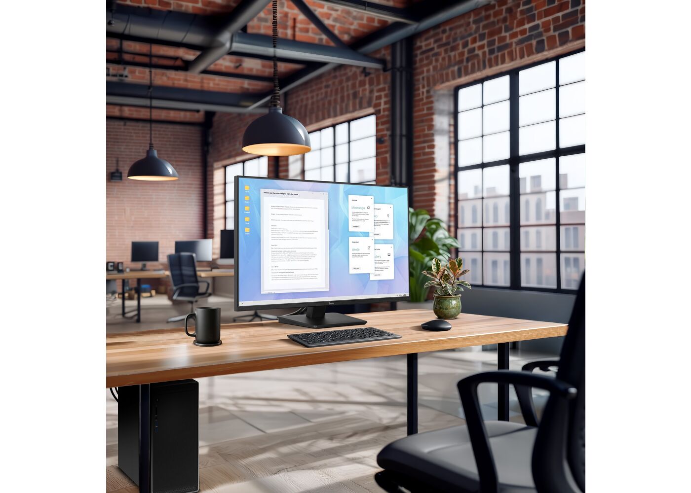 ProLite X2791QS-B1 - 27-inch QHD IPS-monitor met functies voor oogcomfort