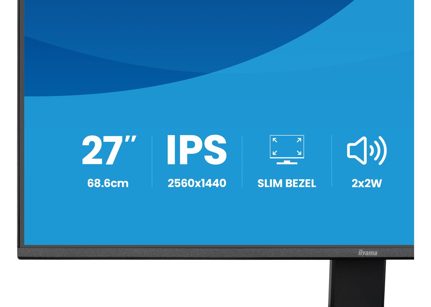 ProLite X2791QS-B1 - 27-inch QHD IPS-monitor met functies voor oogcomfort