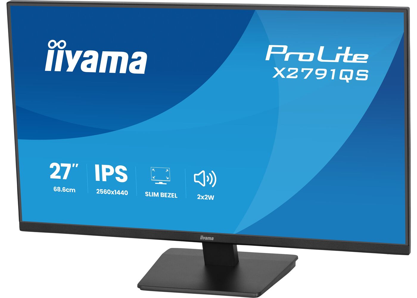 ProLite X2791QS-B1 - 27-inch QHD IPS-monitor met functies voor oogcomfort