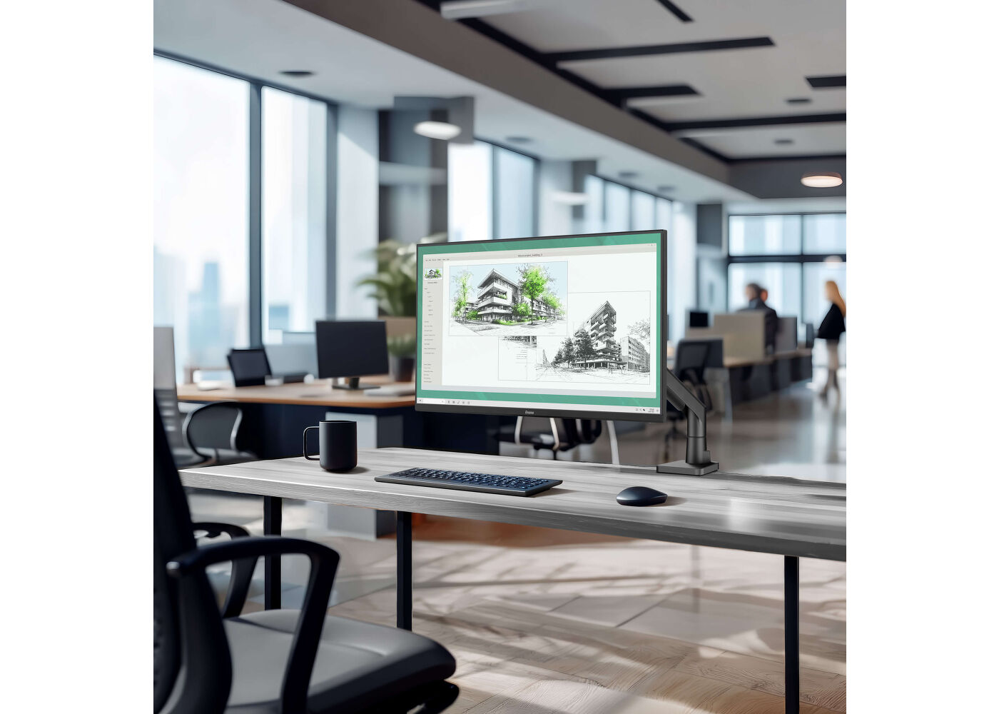 ProLite X2791QS-B1 - 27-inch QHD IPS-monitor met functies voor oogcomfort