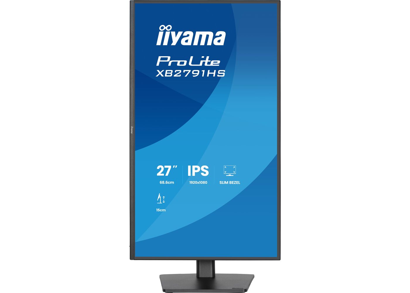 ProLite XB2791HS-B1 - Moniteur IPS Full HD 27” avec 120Hz, pied ergonomique et cadre fin sur 4 côtés