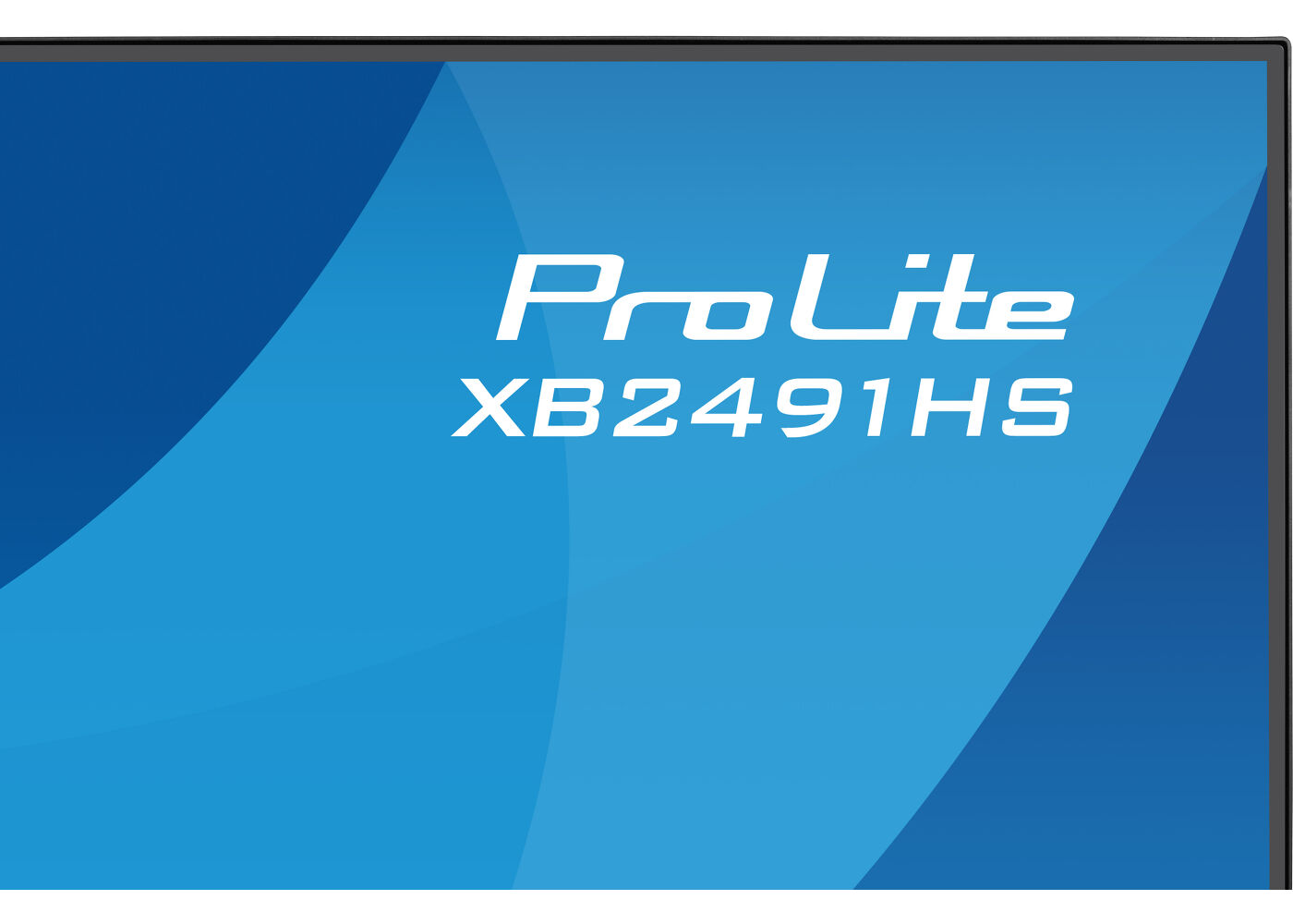 ProLite XB2491HS-B1 - 24” Full HD IPS monitor featuring 120Hz refresh rate, built-in speakers, ergonomic stand, and 4-side slim bezel design