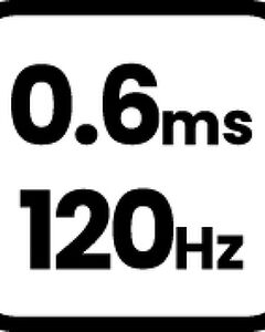0.6ms 120Hz