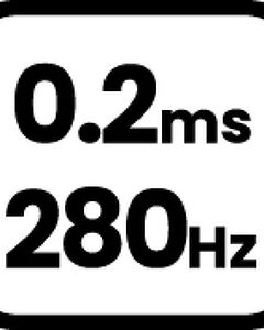 0.2ms 280Hz
