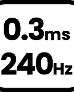 0.3ms 240Hz
