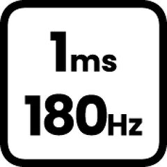 1ms 180Hz