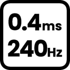 0.4ms 240Hz