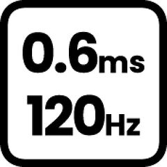 0.6ms 120Hz