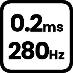 0.2ms 280Hz