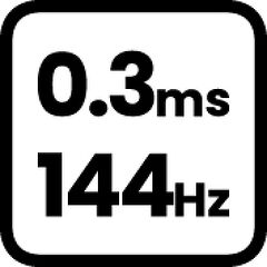 0.3ms 144Hz