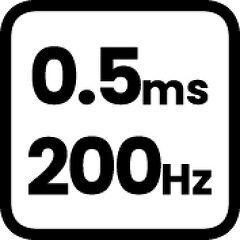 0.5ms 200Hz