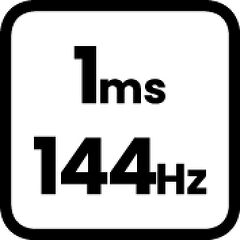 1 ms 144Hz