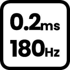 0.2ms 180Hz