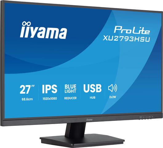 ProLite XU2793HSU-B7 - 27” IPS technology panel with USB hub and 100Hz refresh rate