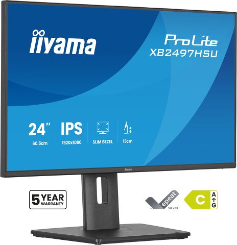 ProLite XB2497HSU-B1 -  Eco-conscious 24” IPS monitor for modern workplaces 