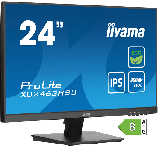 ProLite XU2463HSU-B1 - Écran 24" IPS, Full HD avec classe énergétique B
