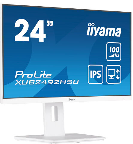 ProLite XUB2492HSU-W6 - 24" IPS-monitor met USB-hub, 150mm in hoogte verstelbare voet en 100Hz verversingssnelheid