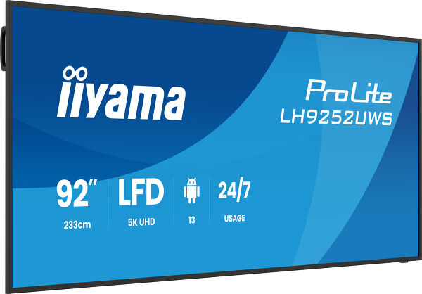 ProLite LH9252UWS-B1AG - ProLite LH9252UWS-B1AG with 92" 5K collaboration display