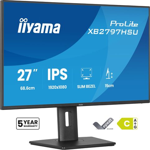ProLite XB2797HSU-B1 -  Eco-conscious 27” IPS monitor for modern workplaces