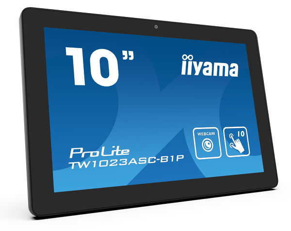 ProLite TW1023ASC-B1P - 10.1’’ monitor z 10-punktowym panelem dotykowym PCAP, Androidem 11 i technologią Power over Ethernet