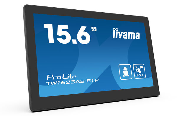 ProLite TW1623AS-B1P - 15,6" ekran dotykowy Full HD PCAP 10pt z systemem Android i technologią POE