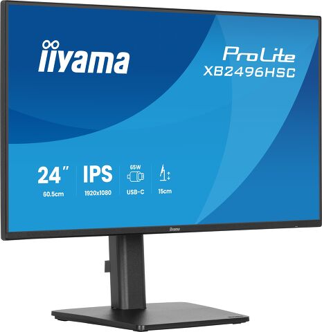 ProLite XB2496HSC-B1 - 24” Full HD USB-C monitor with IPS panel, 144Hz and height adjustment