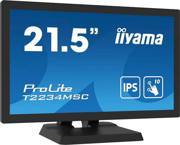 ProLite T2234MSC-B7X - 22" Full HD 10pt touchscreen featuring IPS panel technology and touch through glass function