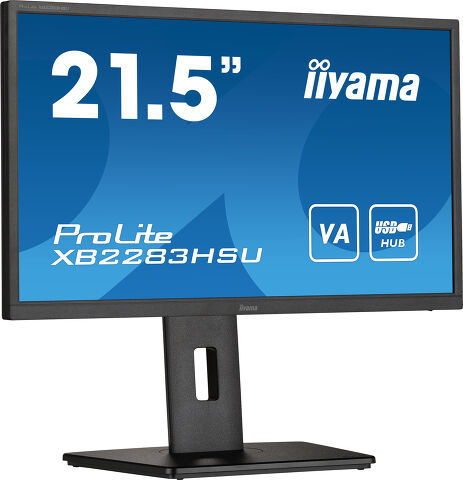 ProLite XB2283HSU-B1 - 21.5” Full HD monitor featuring a VA Panel, a height adjustable stand and FreeSync