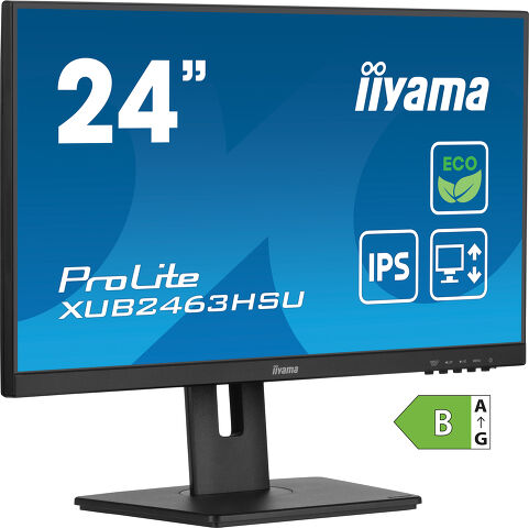 ProLite XUB2463HSU-B1 - 24" panel IPS Full HD z klasą energetyczną B