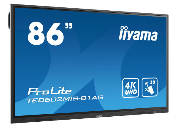 ProLite TE8602MIS-B1AG - Display interattivo LCD Touchscreen da 86’’ con una risoluzione 4K e software di annotazione integrato