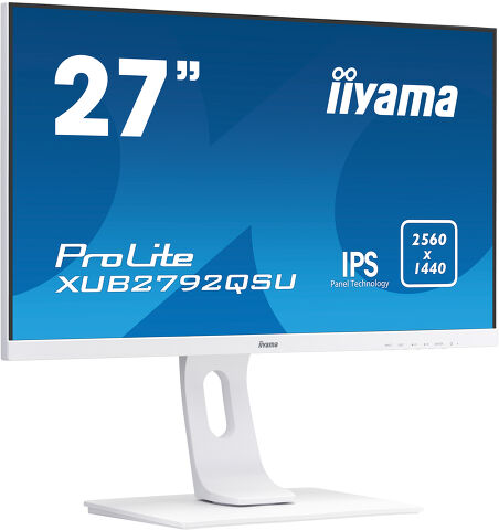 ProLite XUB2792QSU-W1 - Tecnología de panel IPS de 27 '', monitor Edge-to-Edge con resolución WQHD