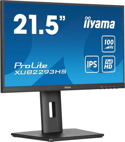 ProLite XUB2293HS-B6 - 21.5” IPS 3-side borderless monitor with height-adjustable stand for multi-monitor set-ups