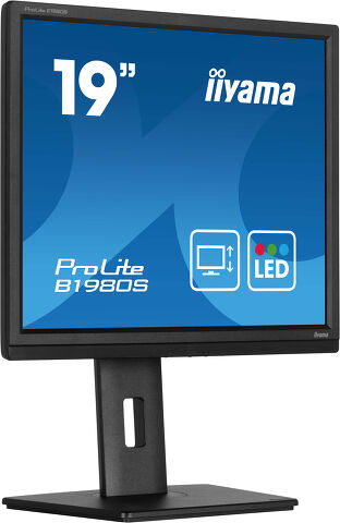 ProLite B1980S-B1 - 19’’ Prolite B1980S dizajniran za poslovnu upotrebu je monitor sa LED osvetljenjem i postoljem podesivim po visini