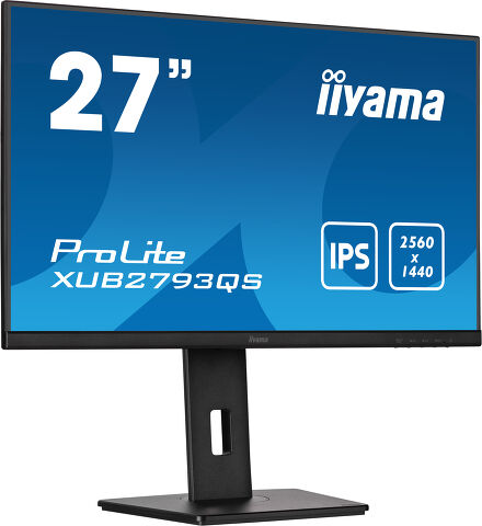 ProLite XUB2793QS-B1 - 27” WQHD monitor with IPS panel and height adjustable stand