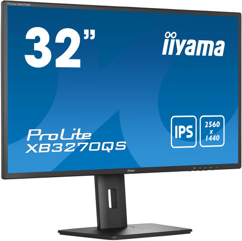 ProLite XB3270QS-B5 - Ein höhenverstellbarer 31.5" (80 cm) Monitor mit IPS-Panel-Technologie und WQHD-Auflösung