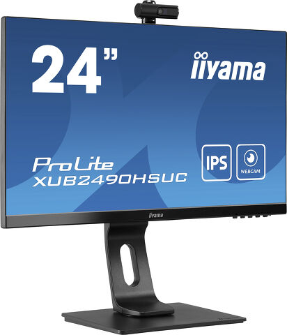 ProLite XUB2490HSUC-B1 - 24’’ IPS monitor with a FHD camera and microphone