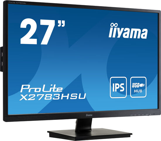 ProLite X2783HSU-B6 - 27" Full HD IPS monitor met triple inputs en Advanced Contrast Ratio