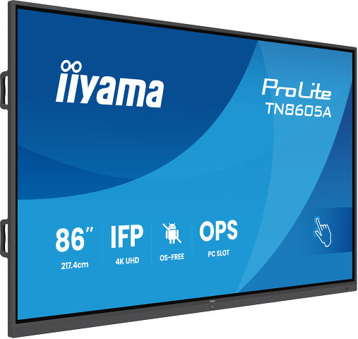 ProLite TN8605A-B1AG - 86" OS-Free Professional Touch Display for Maximum Security and Full IT Control