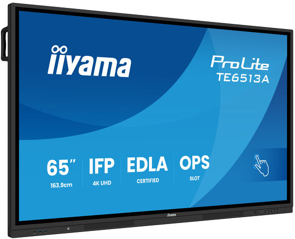 Prolite TE6513A-B2AG - 65" Google EDLA Gecertificeerd IFP - Interactive display voor naadloze integratie en samenwerking in onderwijs en bedrijfsleven