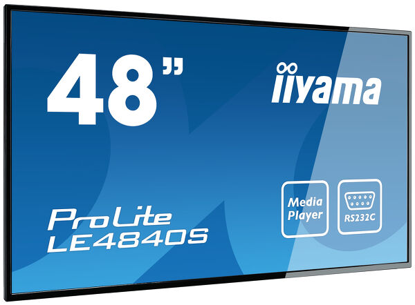 ProLite LE4840S-B1 - LE4840S - 48-calowy ekran Full HD LED z matrycą SVA i funkcją odtwarzania mediów z nośnika USB