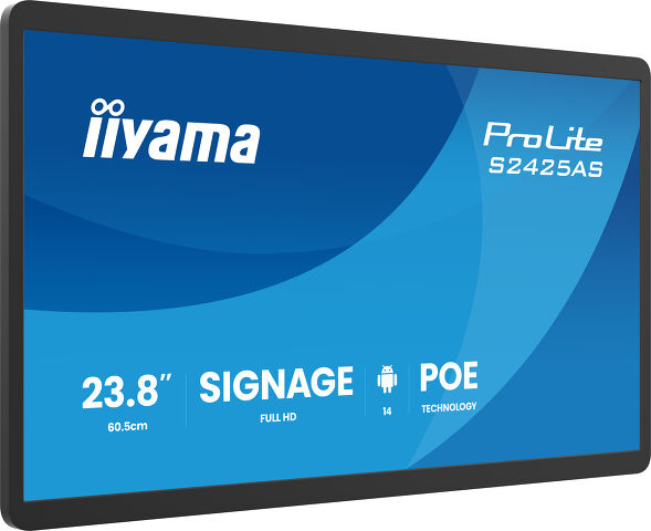 ProLite S2425AS-B1P - Profesionalna signalizacija malog formata, optimizovana ugrađenim sistemom za upravljanje sadržajem iiSignage²