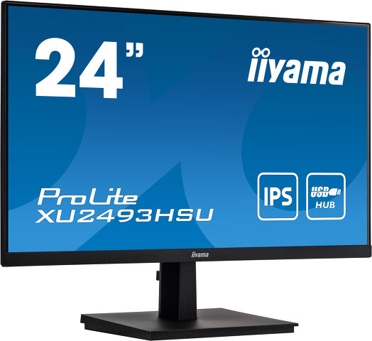 ProLite XU2493HSU-B1 - 24” IPS monitor with ultra-slim bezel and ultra-flat front